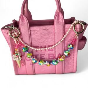 Handmade Multicolored Rainbow Ice Cream Bag Charm Chain Kawaii Kidcore Coquette